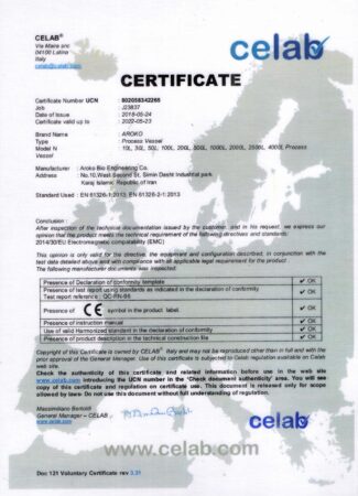 CE Certificate
